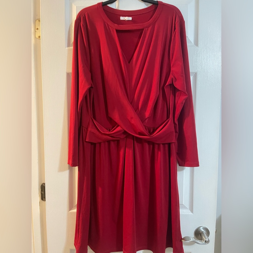 Plus Maurices Red Dress